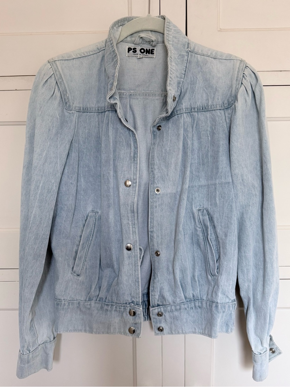 Vintage 1980’s Light Wash Denim Jacket